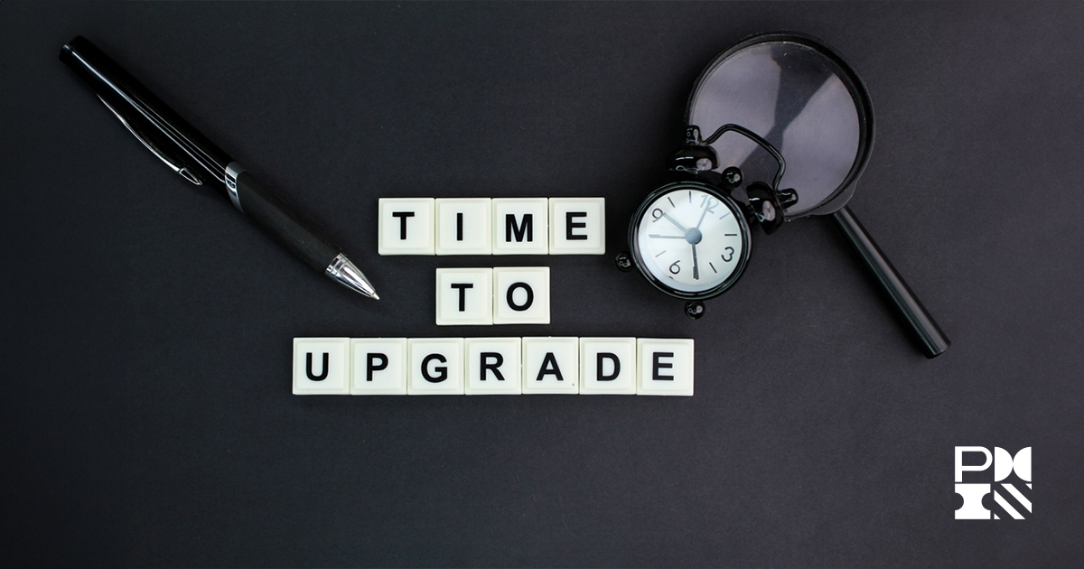 Red Learning Dubai infographic highlights key PMP exam changes and updates.  pen_spark