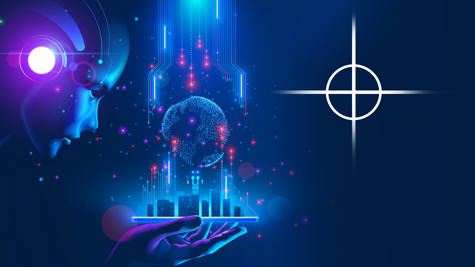 Red Learning Dubai graphic showcases AI as a project manager's secret weapon.